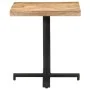 Square bistro table made of rough mango wood 70x70x75 cm by vidaXL, Kitchen and dining tables - Ref: Foro24-320266, Price: 18...