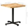 Square bistro table made of rough mango wood 70x70x75 cm by vidaXL, Kitchen and dining tables - Ref: Foro24-320266, Price: 18...