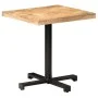 Square bistro table made of rough mango wood 70x70x75 cm by vidaXL, Kitchen and dining tables - Ref: Foro24-320266, Price: 18...