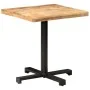 Square bistro table made of rough mango wood 70x70x75 cm by vidaXL, Kitchen and dining tables - Ref: Foro24-320266, Price: 18...