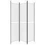 Biombo divisor de 3 paneles de tela blanco 150x200 cm de vidaXL, Divisores de ambientes - Ref: Foro24-350226, Precio: 40,72 €...