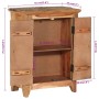 Aparador madera maciza acacia y reciclada 55x33x75 cm de vidaXL, Aparadores - Ref: Foro24-351601, Precio: 191,14 €, Descuento: %