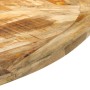 Mesa de comedor madera maciza de mango sin tratar Ø150x76 cm de vidaXL, Mesas de cocina y de comedor - Ref: Foro24-351710, Pr...