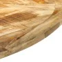 Mesa de comedor madera maciza de mango sin tratar Ø150x76 cm de vidaXL, Mesas de cocina y de comedor - Ref: Foro24-351710, Pr...