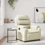 Cream synthetic leather recliner. by vidaXL, Armchairs - Ref: Foro24-373487, Price: 221,25 €, Discount: %