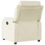 Relaxsessel aus cremefarbenem Kunstleder von vidaXL, Sessel - Ref: Foro24-373487, Preis: 221,25 €, Rabatt: %
