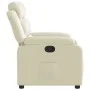 Relaxsessel aus cremefarbenem Kunstleder von vidaXL, Sessel - Ref: Foro24-373487, Preis: 221,25 €, Rabatt: %