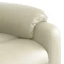 Cream synthetic leather recliner. by vidaXL, Armchairs - Ref: Foro24-373487, Price: 221,25 €, Discount: %