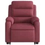 Sillón reclinable de masaje elevable tela rojo tinto de vidaXL, Sillones - Ref: Foro24-3204995, Precio: 351,05 €, Descuento: %