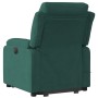 Sillón reclinable de masaje elevable terciopelo verde oscuro de vidaXL, Sillones - Ref: Foro24-3205105, Precio: 321,09 €, Des...