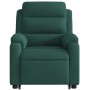Sillón reclinable de masaje elevable terciopelo verde oscuro de vidaXL, Sillones - Ref: Foro24-3205105, Precio: 321,09 €, Des...
