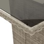 Set comedor de jardín 9 pzas cojines ratán sintético gris claro de vidaXL, Conjuntos de jardín - Ref: Foro24-3213132, Precio:...