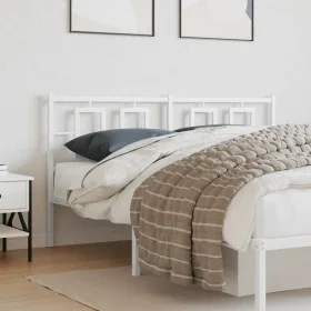 Cabecero de metal blanco 150 cm de vidaXL, Cabeceros y pies de cama - Ref: Foro24-374324, Precio: 42,79 €, Descuento: %