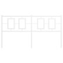 Cabecero de metal blanco 150 cm de vidaXL, Cabeceros y pies de cama - Ref: Foro24-374324, Precio: 43,37 €, Descuento: %
