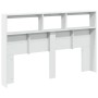 Cabecero de cama con LED blanco 160x17x102 cm de vidaXL, Cabeceros y pies de cama - Ref: Foro24-839203, Precio: 115,52 €, Des...
