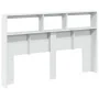 Cabecero de cama con LED blanco 160x17x102 cm de vidaXL, Cabeceros y pies de cama - Ref: Foro24-839203, Precio: 113,34 €, Des...
