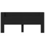 Cabecero de cama con LED negro 220x16,5x103,5 cm de vidaXL, Cabeceros y pies de cama - Ref: Foro24-839274, Precio: 97,27 €, D...