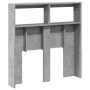 Cabecero de cama con luz LED gris hormigón 100x17x102 cm de vidaXL, Cabeceros y pies de cama - Ref: Foro24-839185, Precio: 60...