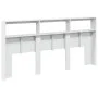 Headboard with white LED light 200x17x102 cm by vidaXL, Headboards and footboards - Ref: Foro24-839217, Price: 124,04 €, Disc...