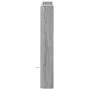 Cabecero de cama con luz LED gris Sonoma 100x16,5x103,5 cm de vidaXL, Cabeceros y pies de cama - Ref: Foro24-839236, Precio: ...