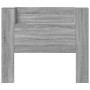 Cabecero de cama con luz LED gris Sonoma 120x16,5x103,5 cm de vidaXL, Cabeceros y pies de cama - Ref: Foro24-839243, Precio: ...