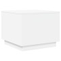 Mesa de centro con luces LED blanco 50x50x40 cm de vidaXL, Mesas de centro - Ref: Foro24-839868, Precio: 47,98 €, Descuento: %