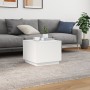 Mesa de centro con luces LED blanco 50x50x40 cm de vidaXL, Mesas de centro - Ref: Foro24-839868, Precio: 47,98 €, Descuento: %