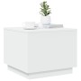 Mesa de centro con luces LED blanco 50x50x40 cm de vidaXL, Mesas de centro - Ref: Foro24-839868, Precio: 47,98 €, Descuento: %