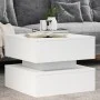 Coffee table with white LED lights 50x50x40 cm by vidaXL, Coffee table - Ref: Foro24-839854, Price: 76,15 €, Discount: %