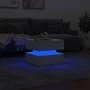 Couchtisch mit weißen LED-Leuchten 50x50x40 cm von vidaXL, Couchtisch - Ref: Foro24-839854, Preis: 76,15 €, Rabatt: %