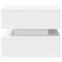 Coffee table with white LED lights 50x50x40 cm by vidaXL, Coffee table - Ref: Foro24-839854, Price: 76,15 €, Discount: %