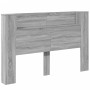 Cabecero de cama con luz LED gris Sonoma 160x16,5x103,5 cm de vidaXL, Cabeceros y pies de cama - Ref: Foro24-839257, Precio: ...