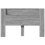 Cabecero de cama con luz LED gris Sonoma 160x16,5x103,5 cm de vidaXL, Cabeceros y pies de cama - Ref: Foro24-839257, Precio: ...