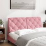 Cabecero de cama acolchado terciopelo rosa 140 cm de vidaXL, Cabeceros y pies de cama - Ref: Foro24-374732, Precio: 72,33 €, ...