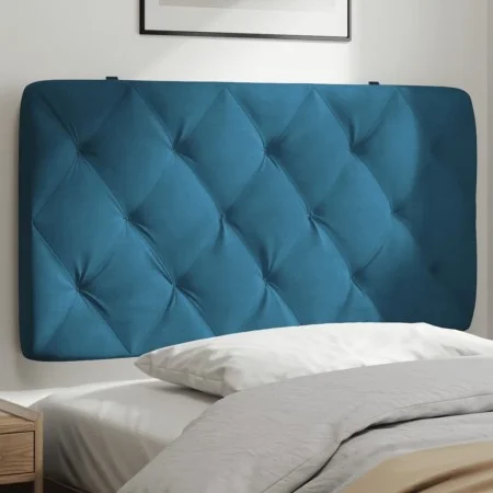Cabecero de cama acolchado terciopelo azul 100 cm de vidaXL, Cabeceros y pies de cama - Ref: Foro24-374718, Precio: 43,12 €, ...