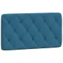 Cabecero de cama acolchado terciopelo azul 100 cm de vidaXL, Cabeceros y pies de cama - Ref: Foro24-374718, Precio: 43,12 €, ...