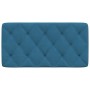Cabecero de cama acolchado terciopelo azul 100 cm de vidaXL, Cabeceros y pies de cama - Ref: Foro24-374718, Precio: 43,69 €, ...