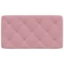 Pink velvet padded headboard 80 cm by vidaXL, Headboards and footboards - Ref: Foro24-374707, Price: 52,37 €, Discount: %