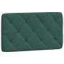 Cabecero de cama acolchado terciopelo verde oscuro 90 cm de vidaXL, Cabeceros y pies de cama - Ref: Foro24-374711, Precio: 47...