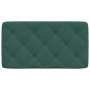 Cabecero de cama acolchado terciopelo verde oscuro 90 cm de vidaXL, Cabeceros y pies de cama - Ref: Foro24-374711, Precio: 47...