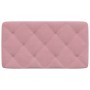 Cabecero de cama acolchado terciopelo rosa 90 cm de vidaXL, Cabeceros y pies de cama - Ref: Foro24-374713, Precio: 58,09 €, D...