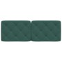 Cabecero de cama acolchado terciopelo verde oscuro 140 cm de vidaXL, Cabeceros y pies de cama - Ref: Foro24-374730, Precio: 6...