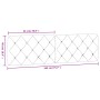 Cabecero de cama acolchado terciopelo gris claro 180 cm de vidaXL, Cabeceros y pies de cama - Ref: Foro24-374739, Precio: 70,...