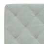 Estructura cama con luces LED terciopelo gris claro 100x200 cm de vidaXL, Camas y somieres - Ref: Foro24-3213837, Precio: 149...