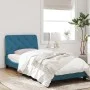Estructura cama con luces LED terciopelo azul 90x200 cm de vidaXL, Camas y somieres - Ref: Foro24-3213835, Precio: 151,35 €, ...