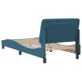 Estructura cama con luces LED terciopelo azul 90x200 cm de vidaXL, Camas y somieres - Ref: Foro24-3213835, Precio: 151,35 €, ...