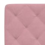 Estructura de cama con luces LED terciopelo rosa 140x190 cm de vidaXL, Camas y somieres - Ref: Foro24-3213854, Precio: 237,28...