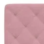 Estructura de cama con luces LED terciopelo rosa 140x190 cm de vidaXL, Camas y somieres - Ref: Foro24-3213854, Precio: 237,68...