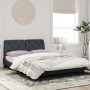 Estructura de cama luces LED terciopelo gris oscuro 140x200 cm de vidaXL, Camas y somieres - Ref: Foro24-3213856, Precio: 201...