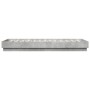 Estructura de cama madera de ingeniería gris hormigón 100x200cm de vidaXL, Camas y somieres - Ref: Foro24-839598, Precio: 89,...